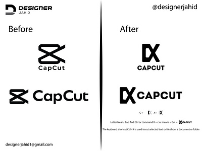 Video Editor App CapCut Logo Redesign. branding capcut logo capcut logo redesign. capcutlogoredesign capcutnewlogo combination mark logo commandx logo creative logo ctrlx logo cx=capcutlogo graphic design letterlogo logo idea logoredesign meaningful logo modern logo monogram logo new logo video editor app logo video editor logo