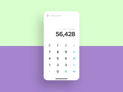 Daily UI #004 app calculator dailyui ui
