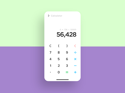 Daily UI #004 app calculator dailyui ui