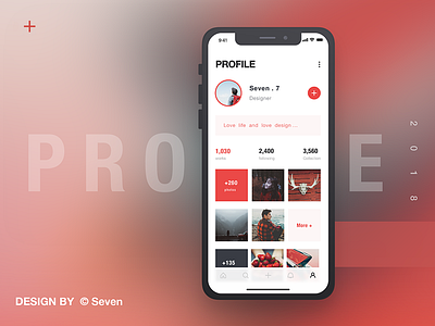 profile app profile red