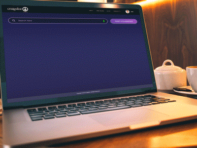 Craigslist | Redesigned classified craigslist dark theme gradients redesigning ui ux web design website