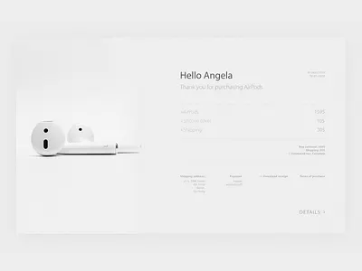 Email Reciept daily ui email receipt minimal receipt ui ux