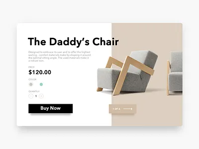 Product Detail Page ui