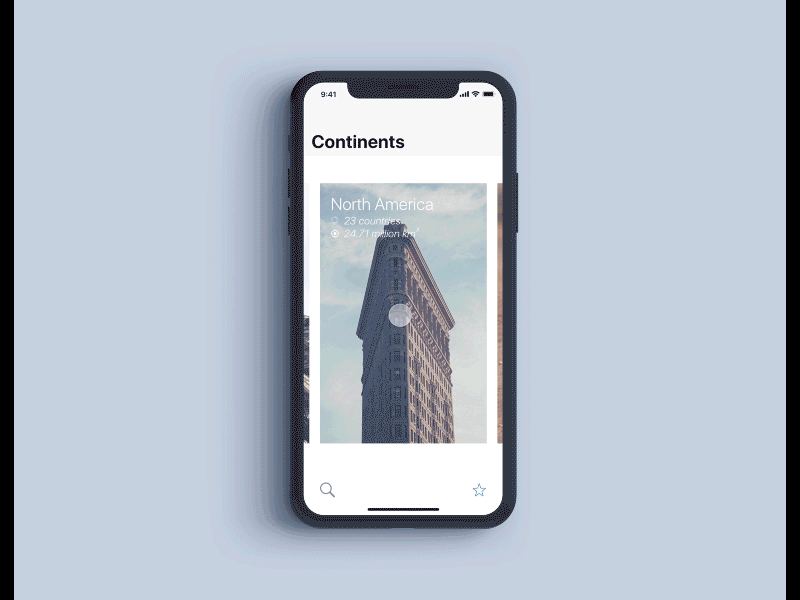 Know the continents | Animation animation cards continent gif interaction principle ui ux