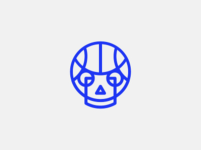 Skull Dunk Supply branding grid icon identity line logo logogrid logomark skull