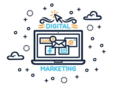 Shift Forward Mural Detail 1 digital art digital marketing facebook instagram office social media startup technology typography vector wall youtube