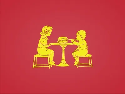 I Love You Brother boy brother cake character design funny girl illustration music pie sister