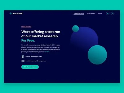 Fintechdb Market Research brand branding database fintech gradient icon illustration logo website