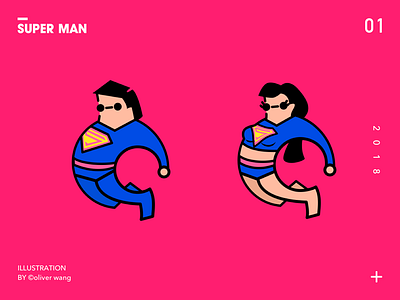 Superman girl icons illustration man people superman