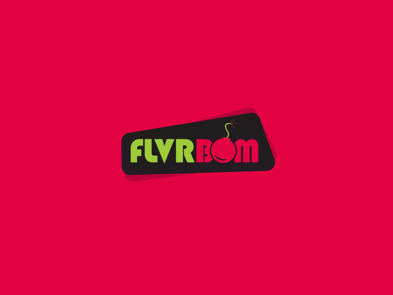 Flvrbom branding graphic design logo design logo motion