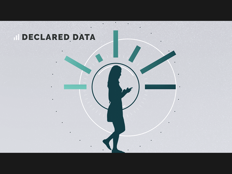 Declared Data after effects animation crm data marketing mobile motion sms visualization