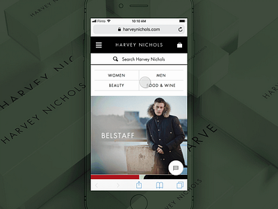 Filtering products design digital ecommerce flinto harvey nichols mobile prototype responsive shopping sketch ui ux