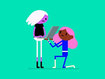 Women in Tech 2d celebration characterdesign concept internationalwomensday ladies womensday