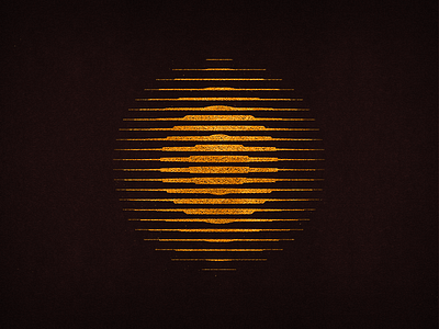 Sun black and gold geometric icon logo sun symbol