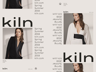 Kiln - Unused brand branding fashion logo