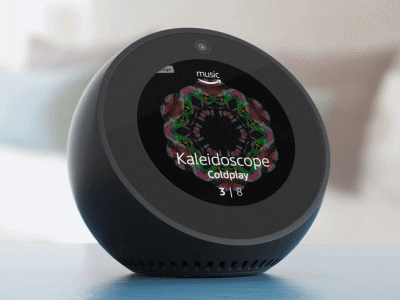 Echo Spot - Fast Scroll motion design ux