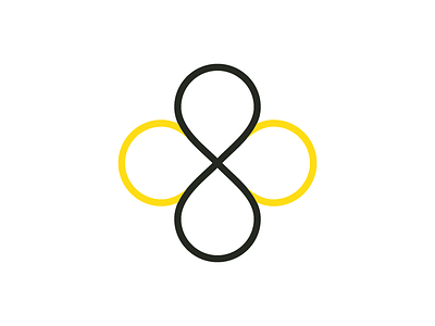 March 8 Postcard 8 flower forever infinity infinitysign letspanda march8 minimalist symbol type womenday