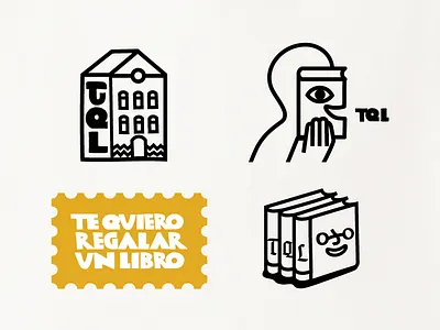 TQL book branding house illustration kids logo