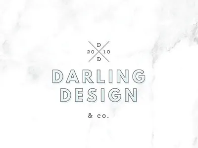 Darling Design Logo Mark brand design branding logo design logo mark
