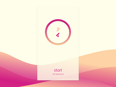 Absolut Random Design W7 button design fluid mobile mood press random start starting screen ui