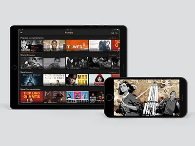 Kanopy Video App android app design ios product design ui ux