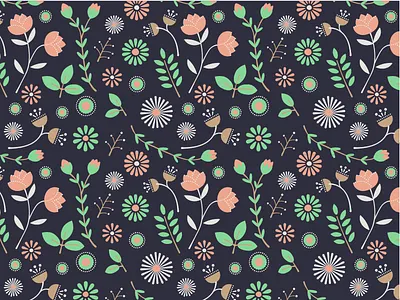 Floral Pattern floral flowers illustration pattern spring