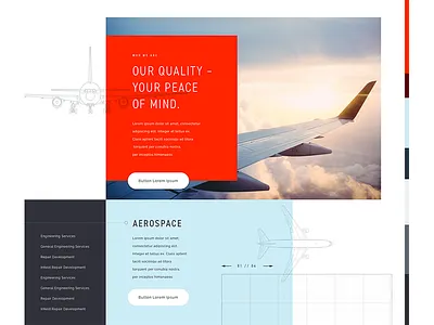 Airplane Repair Style Tiles style tiles web design