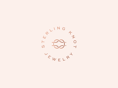 Sterling Knot Seal brand identity branding jewelry logo sailors knot seal