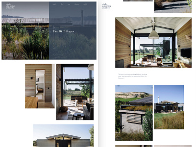 sjia portfolio project 1 architect architecture auckland broken grid gallery image minimal new zealand portfolio responsive web