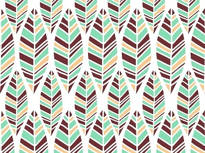 Vector Symmetrical Leaves Seamless Pattern Background nature pattern seamlesspattern surfacepattern