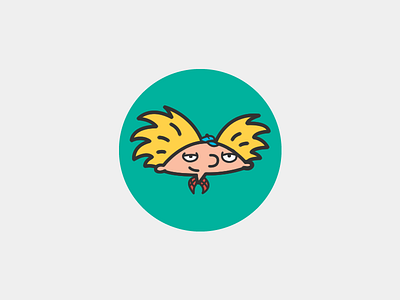 Hey Arnold! 90s animation cartoon hey arnold icon nickelodeon nostalgia tv show vector