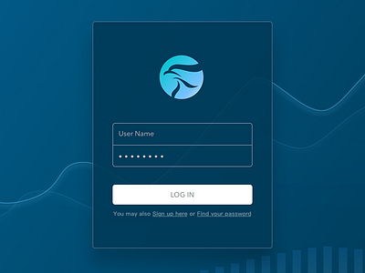 Falcon - Log In Page data falcon finance logo