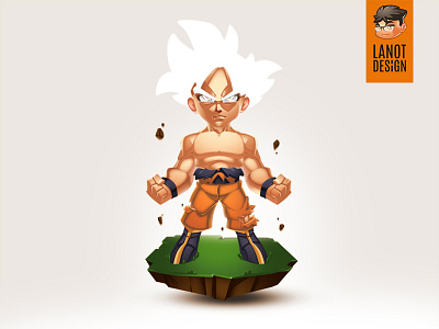 Son Goku Fan Art Illustration anime digital illustrator dragon ball dragon ball super fan art graphic designer illustration mastered ultra instinct son goku