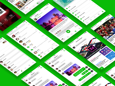 Wechat Redesign mobile social app
