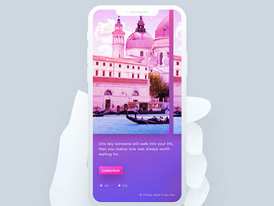 App UI app display photo travel ui