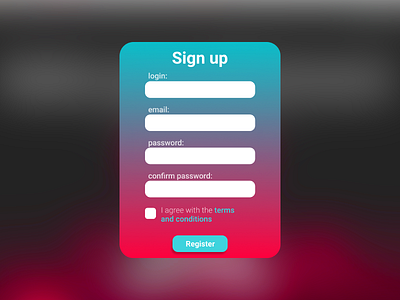 Daily UI day 1 - Sign up 001 challenge daily daily ui dailyui sign up ui ux web