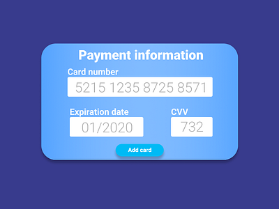 Daily UI day 2 - Credit card checkout 002 challenge credit card checkout daily daily ui dailyui ui ux web