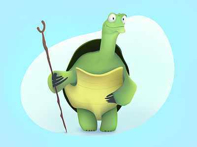 Master Oogway character dreamworks illustration kung fu master panda tortoise