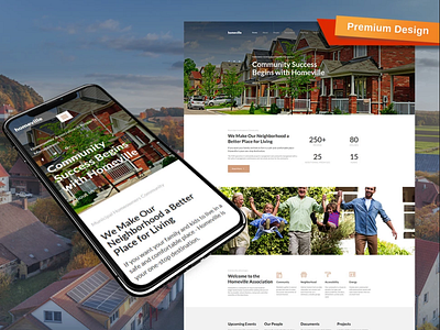 Real Estate MotoCMS 3 Responsive Website Template design for website mobile website design web design website design website template