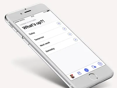 Whipcake interface ios manager task ui ux