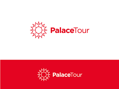 Palace Tour Logo Proposal branding design historical holiday logo monument palace tour sun tour operator