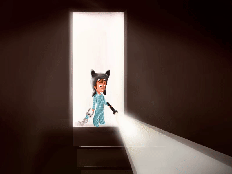 The Darkness Basement Scene Animation animation illustration interactive story tale the darkness