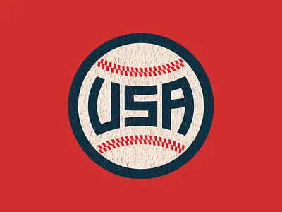 USA Baseball america ball baseball retro sports usa vintage