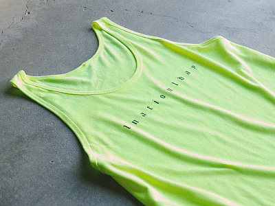 Nicaragua Tank apparel apparel design merch neon neon yellow tshirt design yellow