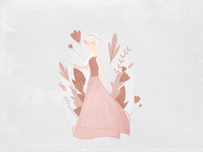 Muse character flower flowers girl illustration muse woman