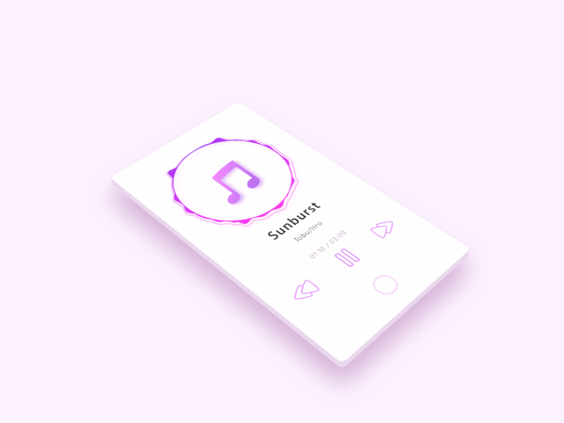 music player ae gif music