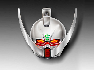 Turn a Gundam anime char gundam head helmet mech mechanical mobile mustache robot suit vector