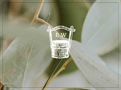The Eden Well Bucket Icon bucket healthy icon illustration refreshing well woodcutillustration