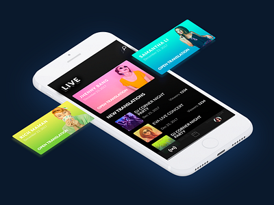 InSkreen. IOS App mobile ui ux