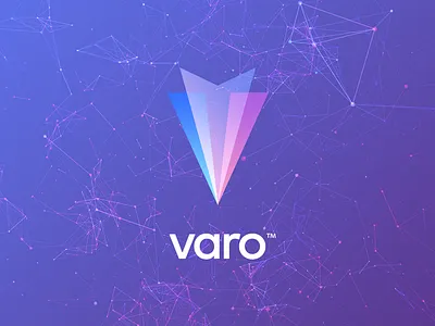 Varo crypto identity logo mark type